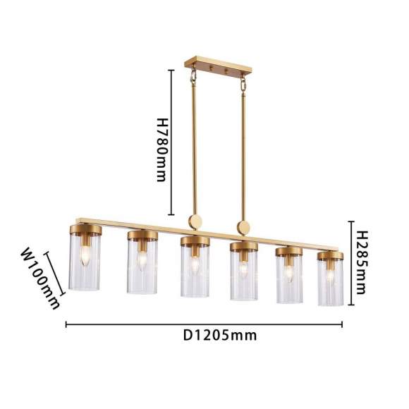 Подвесная люстра с лампочками Favourite Radiales 3099-6U+Lamps E14 Свеча Подвесная люстра с лампочками Favourite Radiales 3099-6U+Lamps E14 Свеча