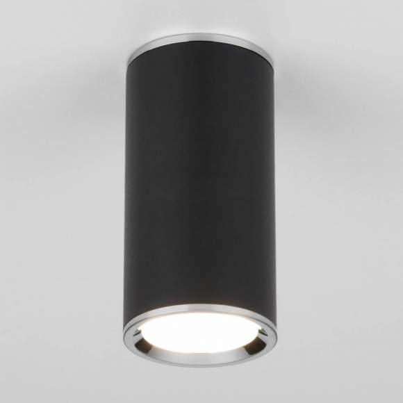 DLN101 GU10 BK черный Накладной потолочный светильник Elektrostandard a043971