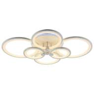 Светодиодная диммируемая люстра с ПДУ Profit Light 8077/6 PGD 168W+8W RGB