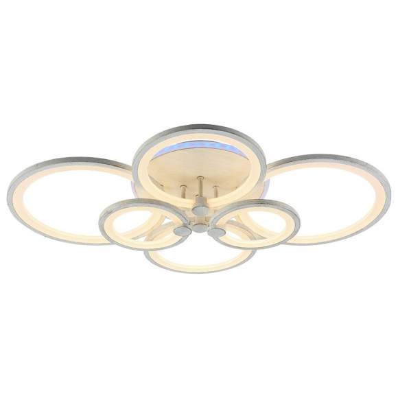 Светодиодная диммируемая люстра с ПДУ Profit Light 8077/6 PGD 168W+8W RGB Светодиодная диммируемая люстра с ПДУ Profit Light 8077/6 PGD 168W+8W RGB