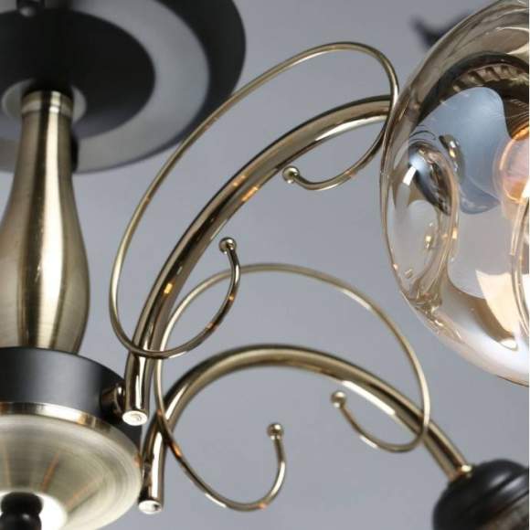 Потолочная люстра De Markt Альфа с поддержкой Маруся 324016505-М Потолочная люстра De Markt Альфа с поддержкой Маруся 324016505-М