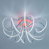 Светодиодная потолочная люстра с голосовым управлением Citilux Джемини Смарт CL229A161E RGB