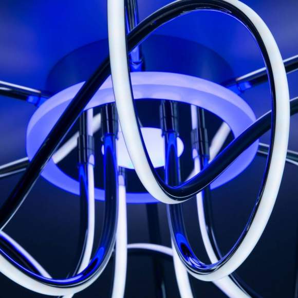 Светодиодная потолочная люстра с голосовым управлением Citilux Джемини Смарт CL229A161E RGB Светодиодная потолочная люстра с голосовым управлением Citilux Джемини Смарт CL229A161E RGB