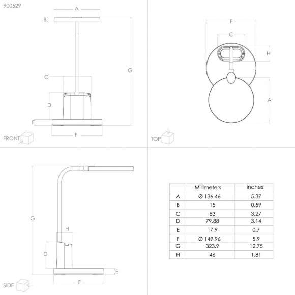 Настольная лампа Eglo Brolini 900529