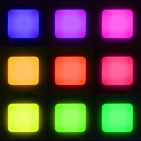 Потолочный светодиодный светильник с пультом ДУ (инфракрасный) и RGB подсветкой Citilux Симпла CL714K680G