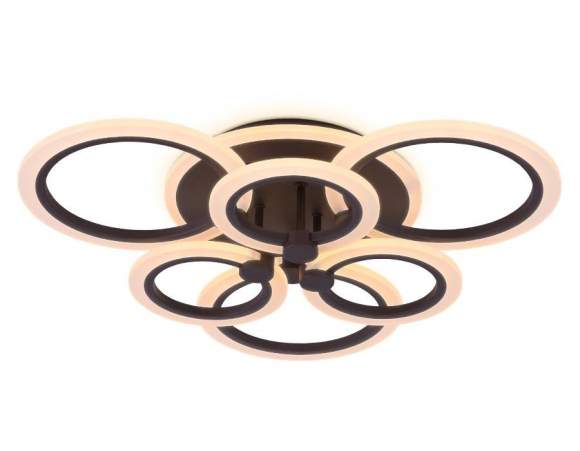 Потолочная светодиодная люстра с пультом д/у Ambrella light Acrylica FA528