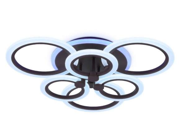 Потолочная светодиодная люстра с пультом д/у Ambrella light Acrylica FA528