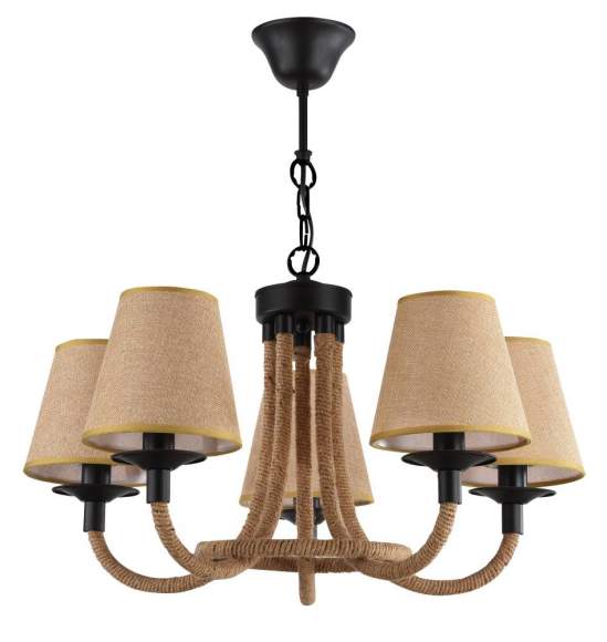 (FR4402-PL-05-GB) FR402-05-GB Подвесная люстра Freya Corda