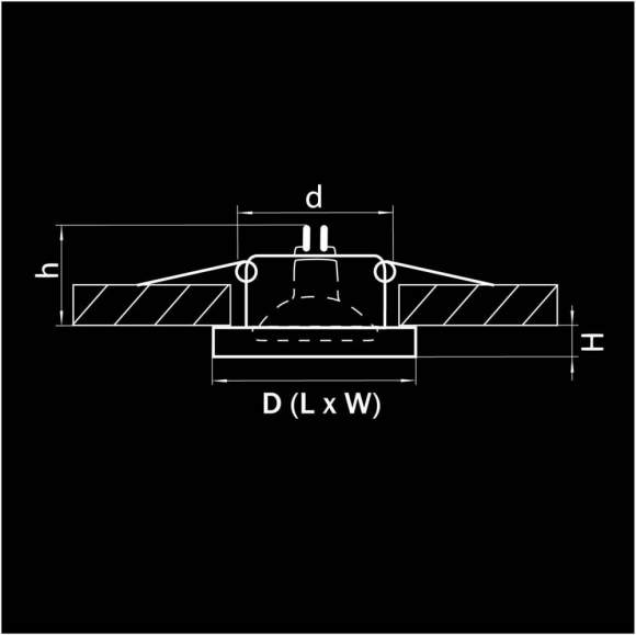 002514 Встраиваемый точечный светильник Lightstar Rifle Cyl