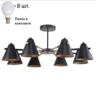 Люстра на штанге с лампочками F-Promo Rigor 2844-8P+Lamps E14 P45