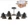 Люстра на штанге с лампочками F-Promo Rigor 2844-8P+Lamps E14 P45