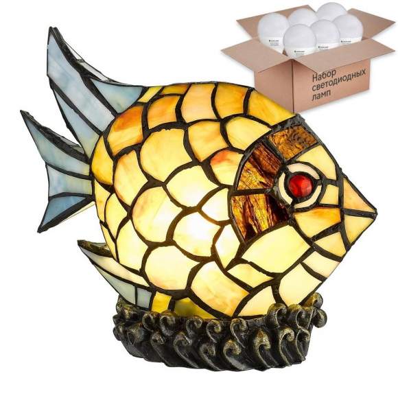 Настольная лампа с лампочкой Velante 807-804-01+Lamps E14 P45 Настольная лампа с лампочкой Velante 807-804-01+Lamps E14 P45