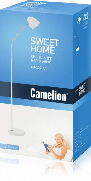 Торшер Camelion KD-309 C01 белый Торшер Camelion KD-309 C01 белый