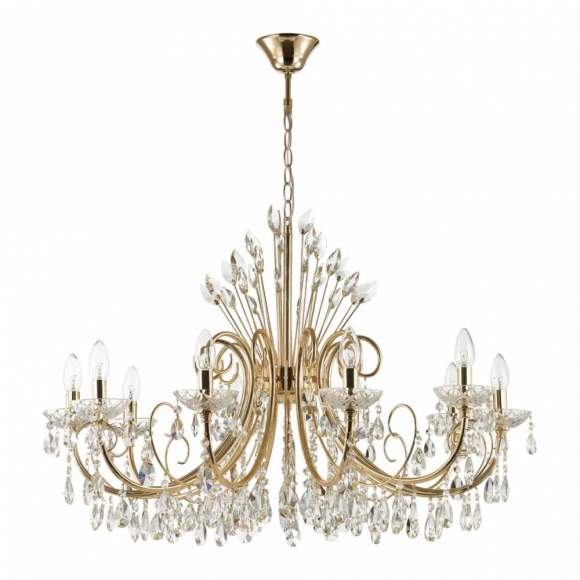 Подвесная люстра с лампочками Odeon Light Versia 4977/10+Lamps E14 Свеча