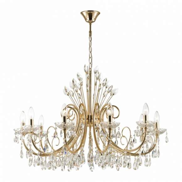 Подвесная люстра с лампочками Odeon Light Versia 4977/10+Lamps E14 Свеча