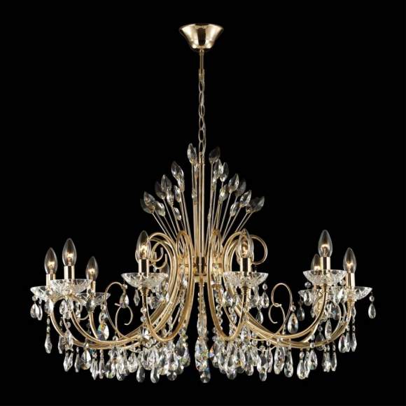 Подвесная люстра с лампочками Odeon Light Versia 4977/10+Lamps E14 Свеча