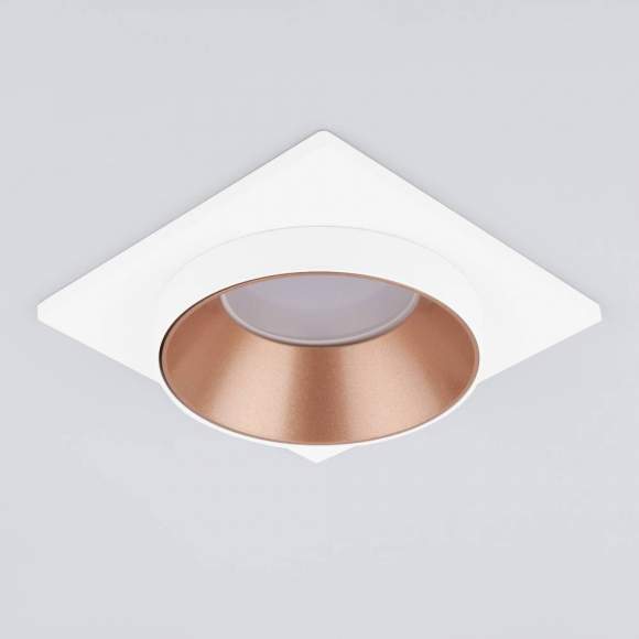 Встраиваемый светильник Elektrostandard 116 MR16 золото/белый (a053346) Встраиваемый светильник Elektrostandard 116 MR16 золото/белый (a053346)