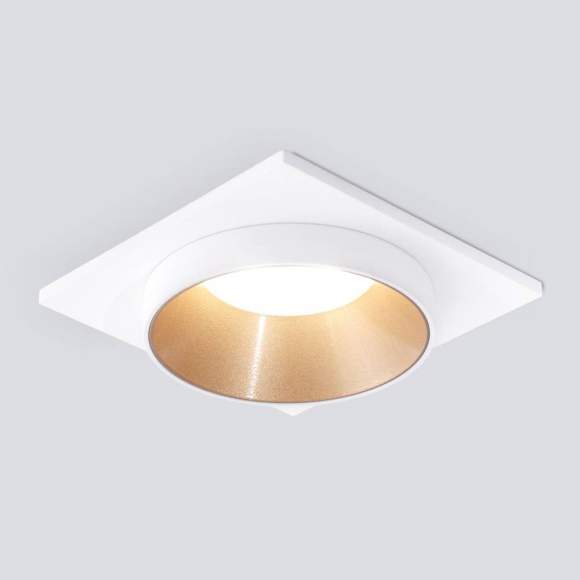 Встраиваемый светильник Elektrostandard 116 MR16 золото/белый (a053346) Встраиваемый светильник Elektrostandard 116 MR16 золото/белый (a053346)