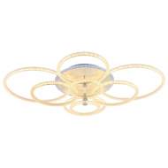 Светодиодная диммируемая люстра с ПДУ Profit Light 8024/8 WHT 232W+10W RGB