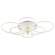 Светодиодная диммируемая люстра с ПДУ Profit Light 8024/8 WHT 232W+10W RGB