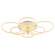 Светодиодная диммируемая люстра с ПДУ Profit Light 8024/8 WHT 232W+10W RGB