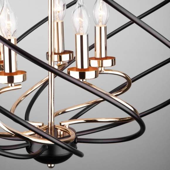 Подвесная люстра Евросвет Sorrel 60105/5 черный a045704