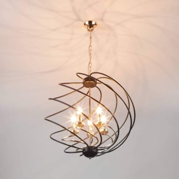 Подвесная люстра Евросвет Sorrel 60105/5 черный a045704