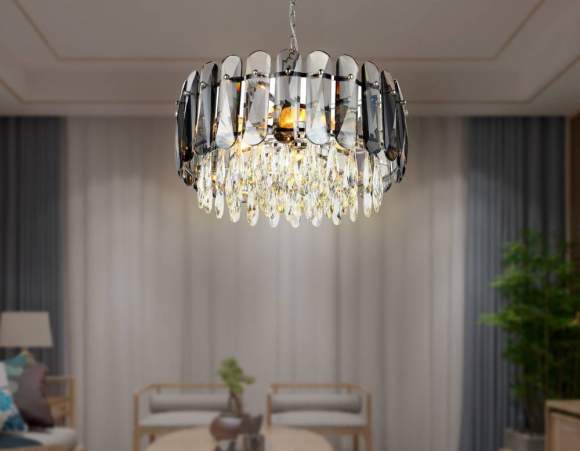 Подвесная люстра Ambrella light TR5069/6 CH/SM/CL Подвесная люстра Ambrella light TR5069/6 CH/SM/CL