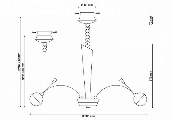Natura 155.6 Подвесная люстра Lucia Tucci
