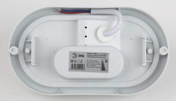 Cветильник светодиодный IP65 12Вт 1140Лм 6500К ОВАЛ ЖКХ LED SPB-202-0-65K-012 ЭРА (40/840) Б0047622