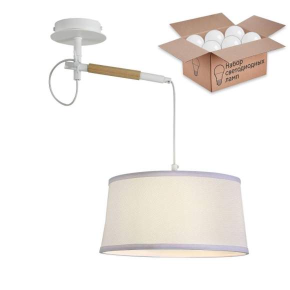 Настенно-потолочный светильник с лампочкой F-Promo Eureka 3005-1P+Lamps А60 Настенно-потолочный светильник с лампочкой F-Promo Eureka 3005-1P+Lamps А60