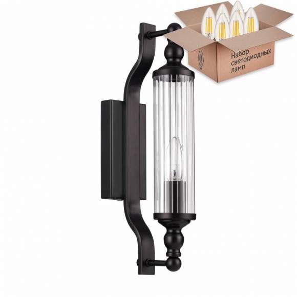 Бра с лампочкой Odeon Light Tolero 4941/1W+Lamps E14 Свеча