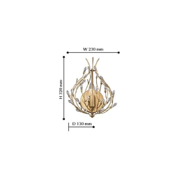 Бра с лампочкой Favourite Batun 2020-1W+Lamps E14 Свеча Бра с лампочкой Favourite Batun 2020-1W+Lamps E14 Свеча