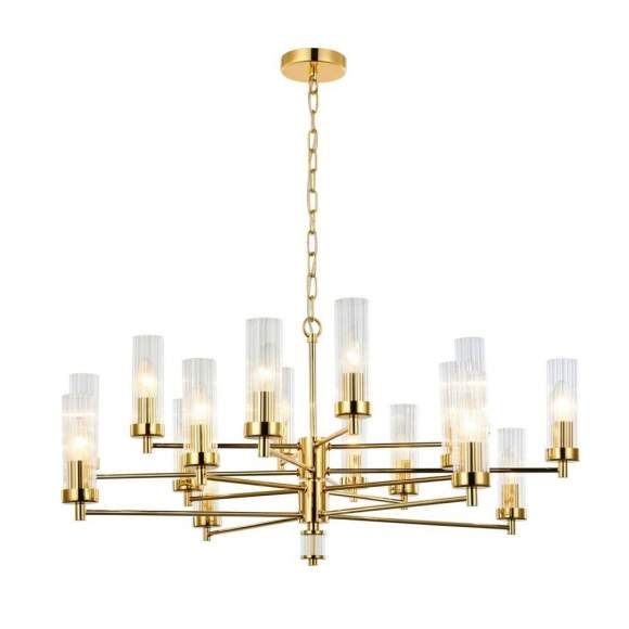 Подвесная люстра с лампочками Favourite Aesthetic 2673-16P+Lamps E14 Свеча Подвесная люстра с лампочками Favourite Aesthetic 2673-16P+Lamps E14 Свеча