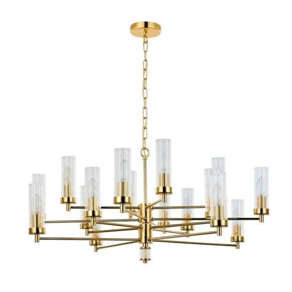 Подвесная люстра с лампочками Favourite Aesthetic 2673-16P+Lamps E14 Свеча Подвесная люстра с лампочками Favourite Aesthetic 2673-16P+Lamps E14 Свеча