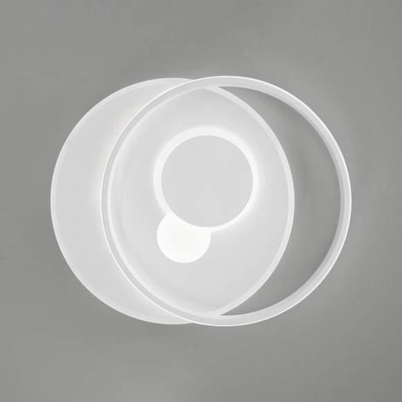 Потолочная люстра с пультом ДУ Eurosvet Caroline 90256/1 белый Потолочная люстра с пультом ДУ Eurosvet Caroline 90256/1 белый