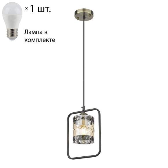 Подвесной светильник с лампочкой Velante 215-506-01+Lamps E27 P45