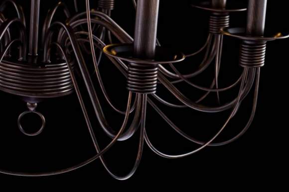 FR2046-PL-08-BR Подвесная люстра Freya Velia (FR046-08-B)