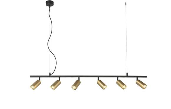 Подвесной светильник Crystal Lux CLT 015C6 L1200 BL-GO Подвесной светильник Crystal Lux CLT 015C6 L1200 BL-GO