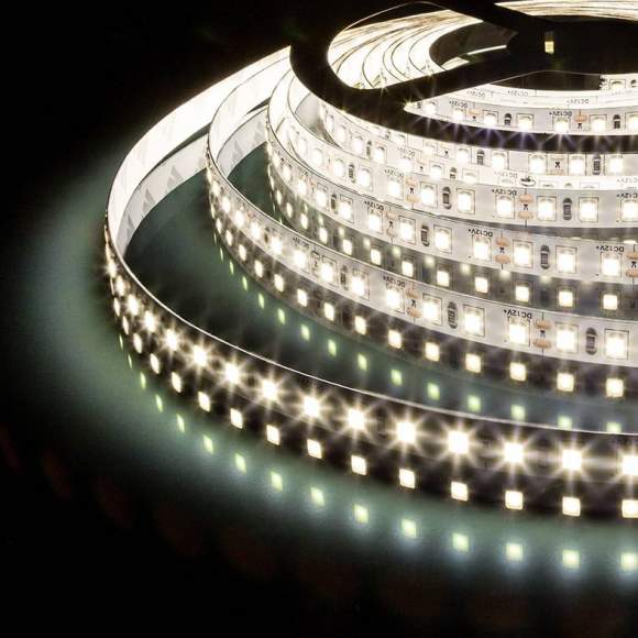 5м. Светодиодная лента теплого цвета 3300К 2835, 9,6W, 24V, 120LED/m, IP20 Elektrostandard (a052959)
