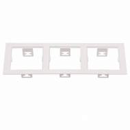 214536 Рамка для трех встраиваемых светильников Lightstar Triple Quadro серии Domino
