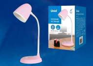 Настольная лампа Uniel Standard TLI-228 PINK E27 (UL-00003653)