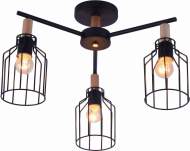 Потолочный светильник Escada 469/3PL E27*60W Black TEXAS Потолочный светильник Escada 469/3PL E27*60W Black TEXAS