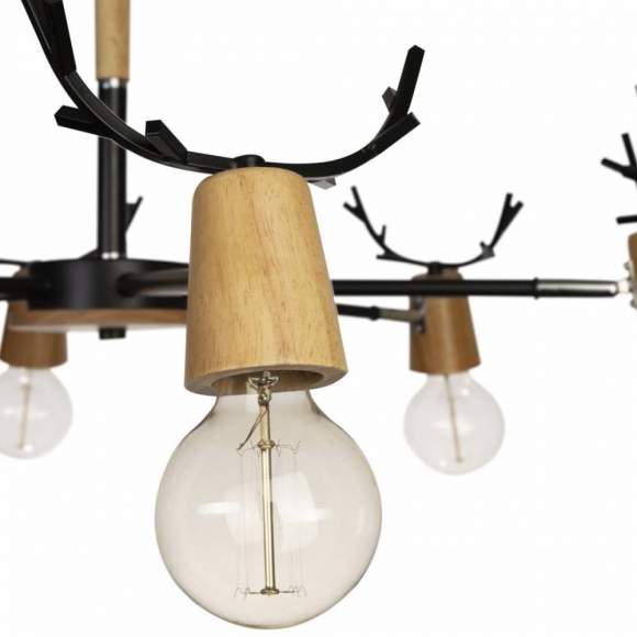 Люстра на штанге LOFTIT Sven 10024/6 Black