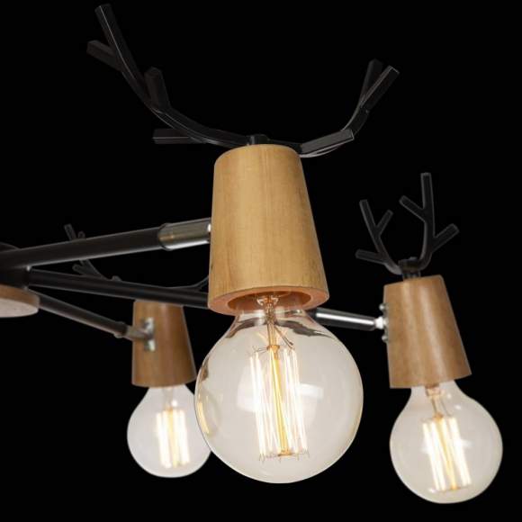 Люстра на штанге LOFTIT Sven 10024/6 Black