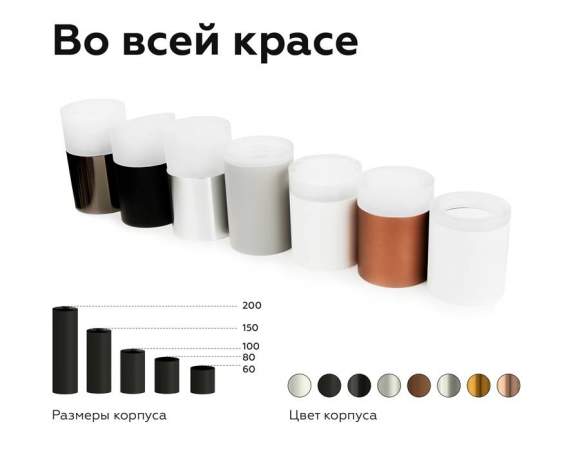 Насадка передняя для корпуса светильника с диаметром отверстия D60mm Ambrella light Diy Spot N6220