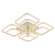 Светодиодная диммируемая люстра с ПДУ Profit Light 8049/4+4 WHT C 200W+8W RGB