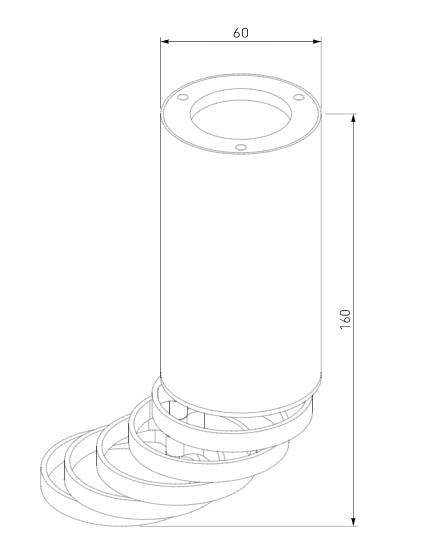 Потолочный накладной светильник Elektrostandard DLN102 GU10 черный/золото (a047747) Потолочный накладной светильник Elektrostandard DLN102 GU10 черный/золото (a047747)