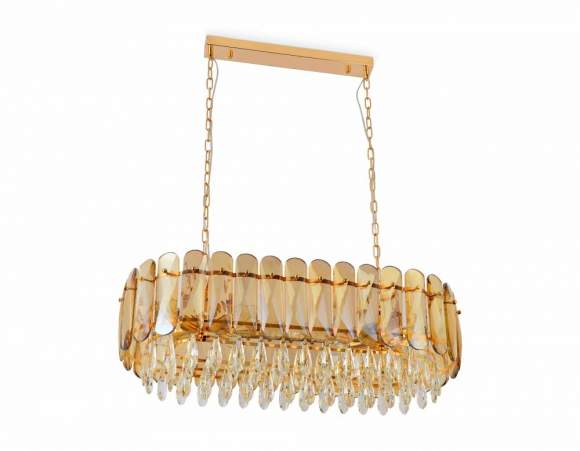 Подвесная люстра Ambrella light TR5074/8 GD/TI/CL Подвесная люстра Ambrella light TR5074/8 GD/TI/CL