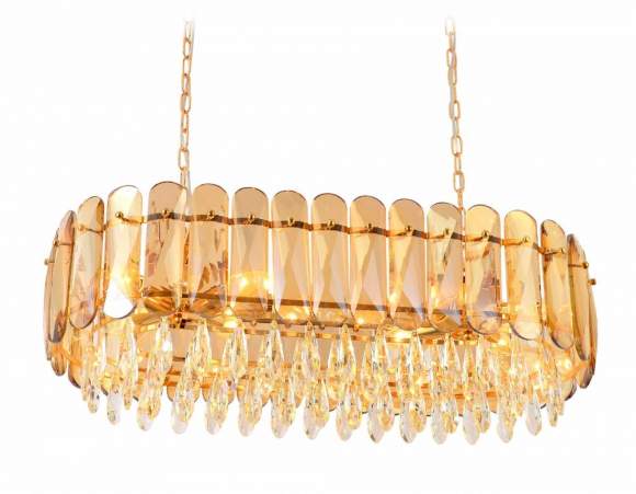 Подвесная люстра Ambrella light TR5074/8 GD/TI/CL Подвесная люстра Ambrella light TR5074/8 GD/TI/CL